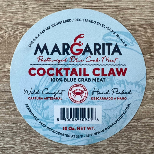 Cangrejo Azul Cocktail Claw | Precio por 380 gramos